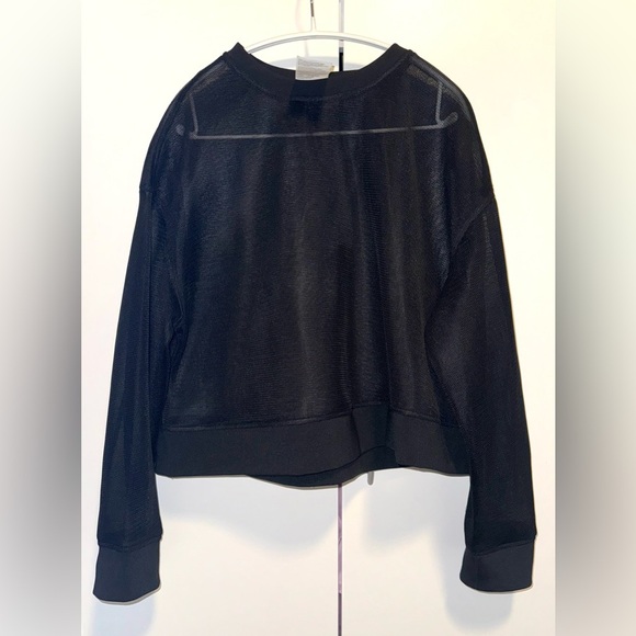DKNY FULL MESH REGLAN PULLOVER TOP SIZE XL​ - Picture 3 of 3